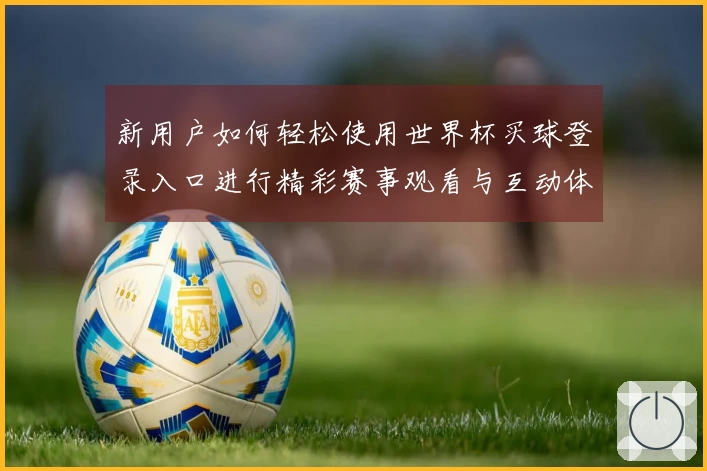 新用户如何轻松使用世界杯买球登录入口进行精彩赛事观看与互动体验